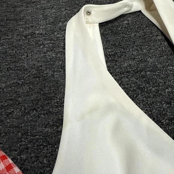 Vintage Red Gingham Halter Dress and Blazer Set - Picture 5 of 6